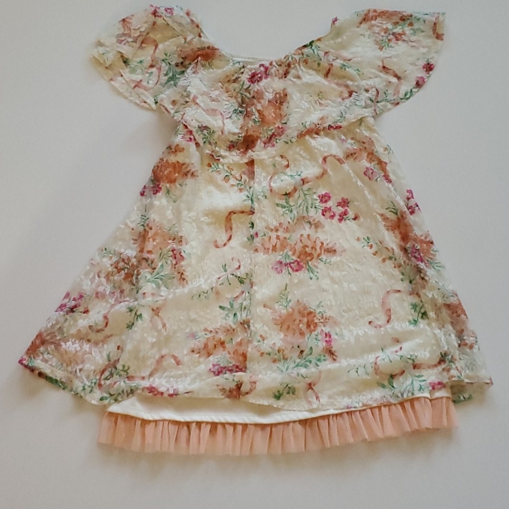D-Signed Girls M (10-12) Floral Dress - Picture 4 of 6